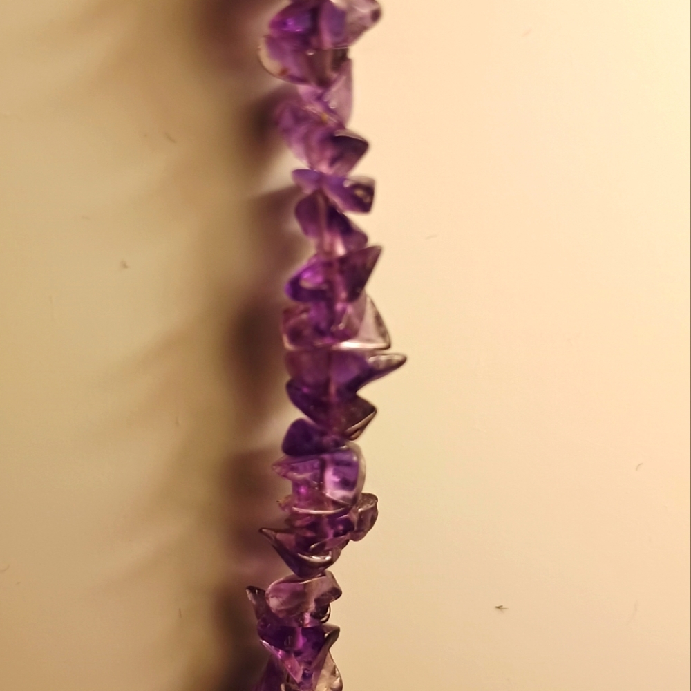 Amethyst Chip Necklace